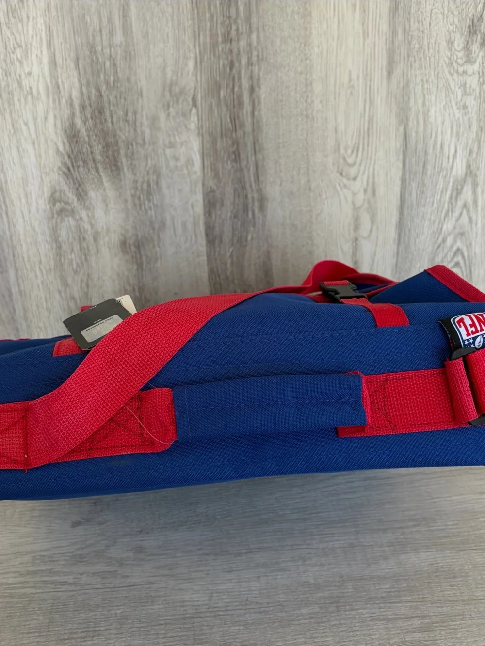 NY Giants NFL Bleacher Seat Cushion Stadium Portable Folding  Blue Red New